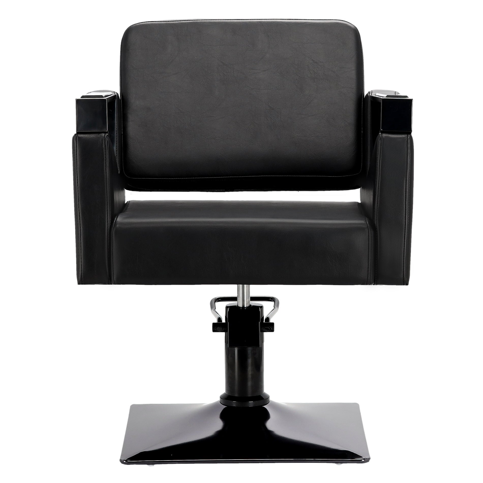 Kirpyklos kėdė Toma BLACK, su pakoju - juoda