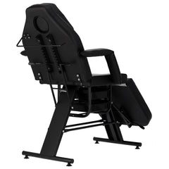 Mechaninis kosmetologinis gultas su kuvetėmis – Verano, 72 cm, juodas