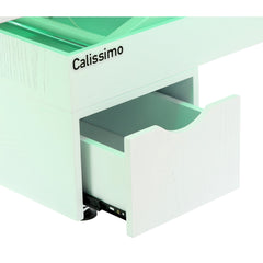 Elektrinis masažo stalas / kosmetologinis gultas su šildymu ir LED apšvietimu F245 – baltas