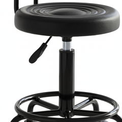 Meistro kėdutė Round PRO – juoda