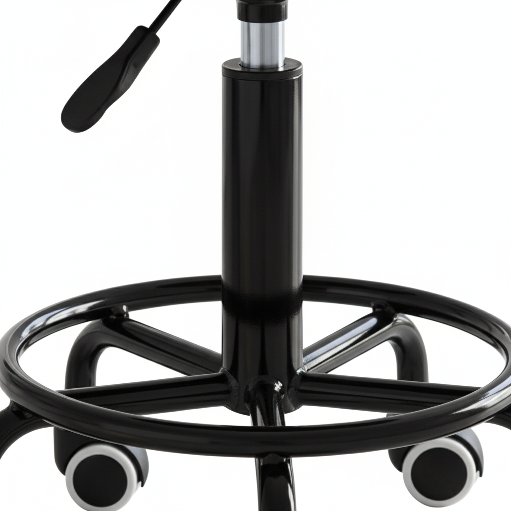 Meistro kėdutė Round PRO – juoda