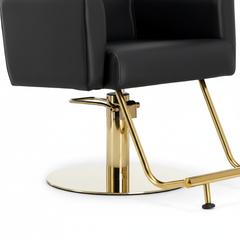 Kirpyklos kėdė Nilos, juoda