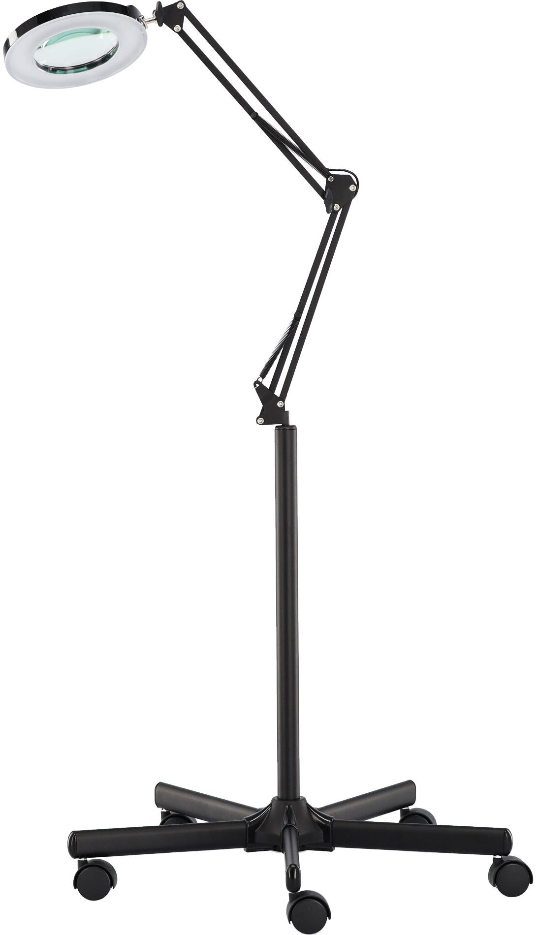 LED lempa su lūpa ir stovu CALLILED, juoda