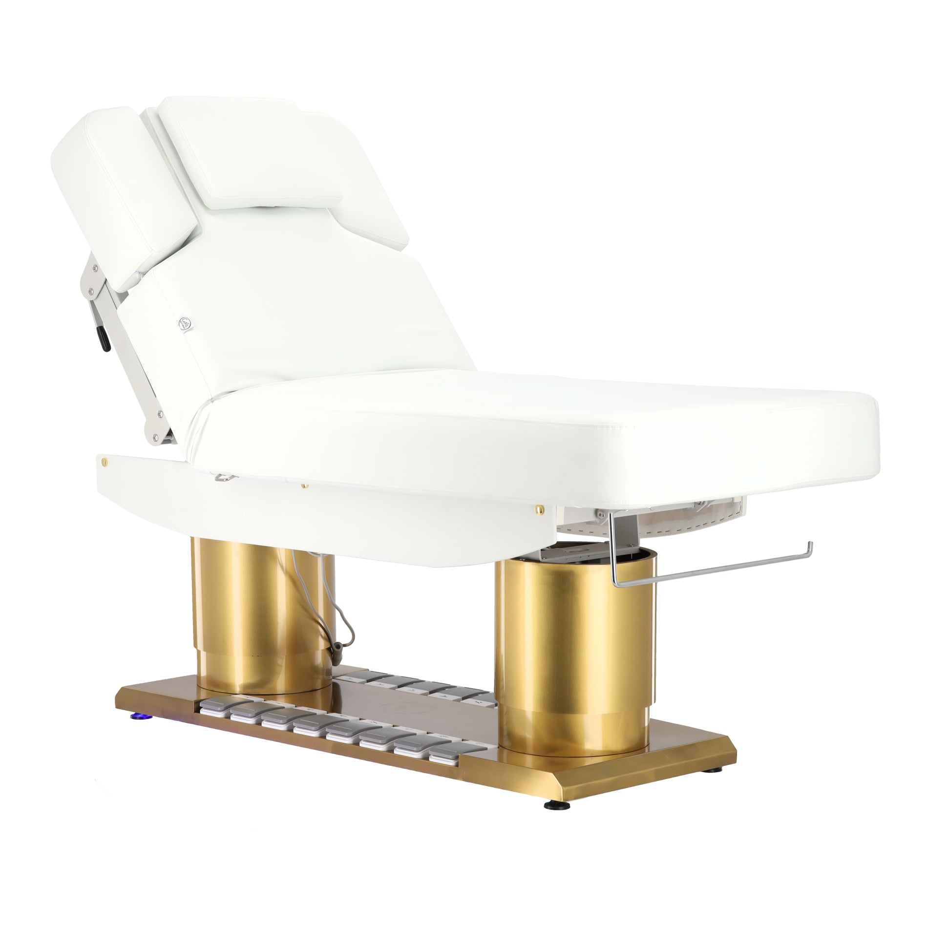 Elektrinis masažo stalas Avelon su šildymo funkcija, baltas