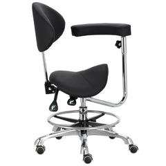 Kosmetologinis balnas su atlošu ir porankiu - juodas