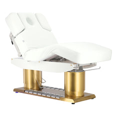 Elektrinis masažo stalas Avelon su šildymo funkcija, baltas