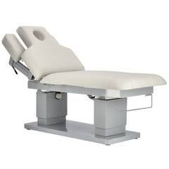 Šildomas elektrinis masažo stalas Sereno, kreminis – vaizdas 11