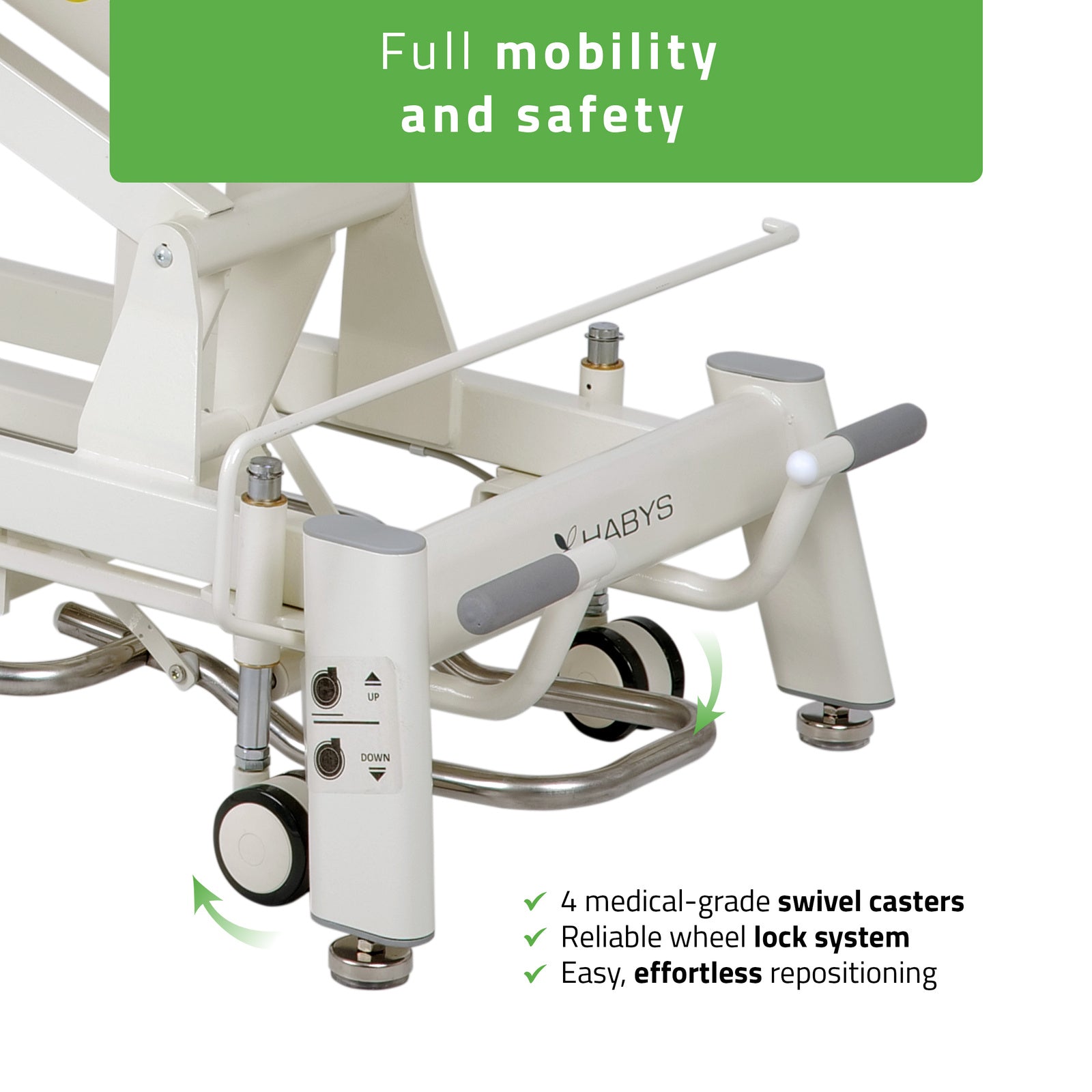 Elektrinis masažo ir kineziterapijos stalas PROXIMA X7 Touch Core – pilka spalva