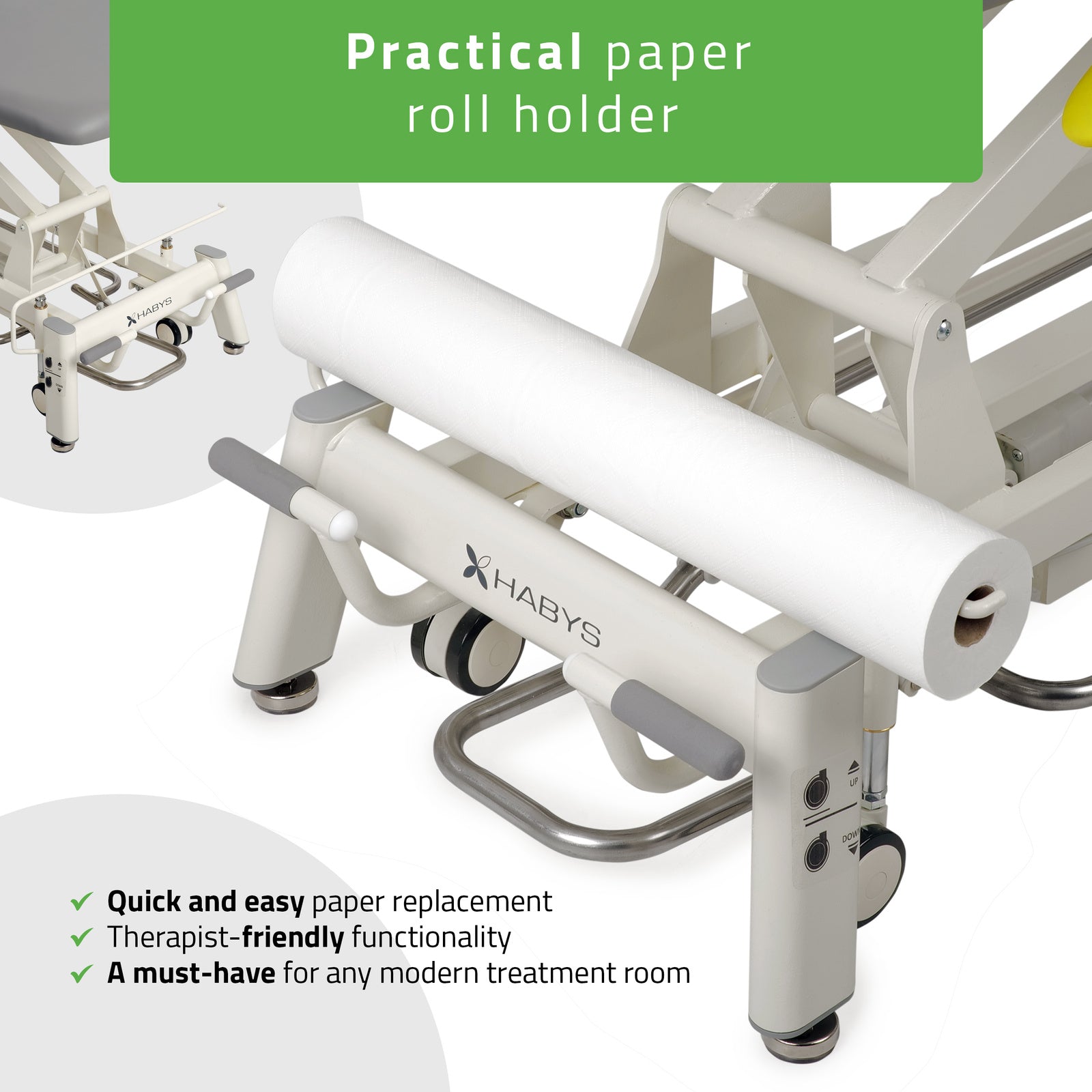 Elektrinis masažo ir kineziterapijos stalas PROXIMA X7 Touch Core – pilka spalva