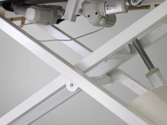 Stacionarus masažo stalas Linea V3 Soft Touch – smėlio spalvos, elektrinis, 3 variklių