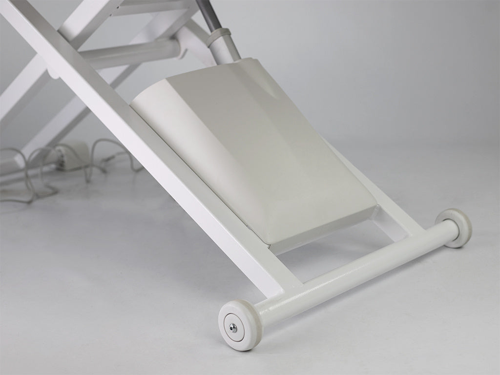 Stacionarus masažo stalas Linea V3 Soft Touch – smėlio spalvos, elektrinis, 3 variklių