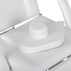 Kosmetologinis mechaninis gultas – ARIA Bianco su stalčiais ir laikikliu, balta