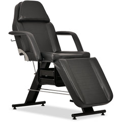 ARIA NERO beauty chair with trays, black