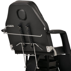 ARIA NERO beauty chair with trays, black