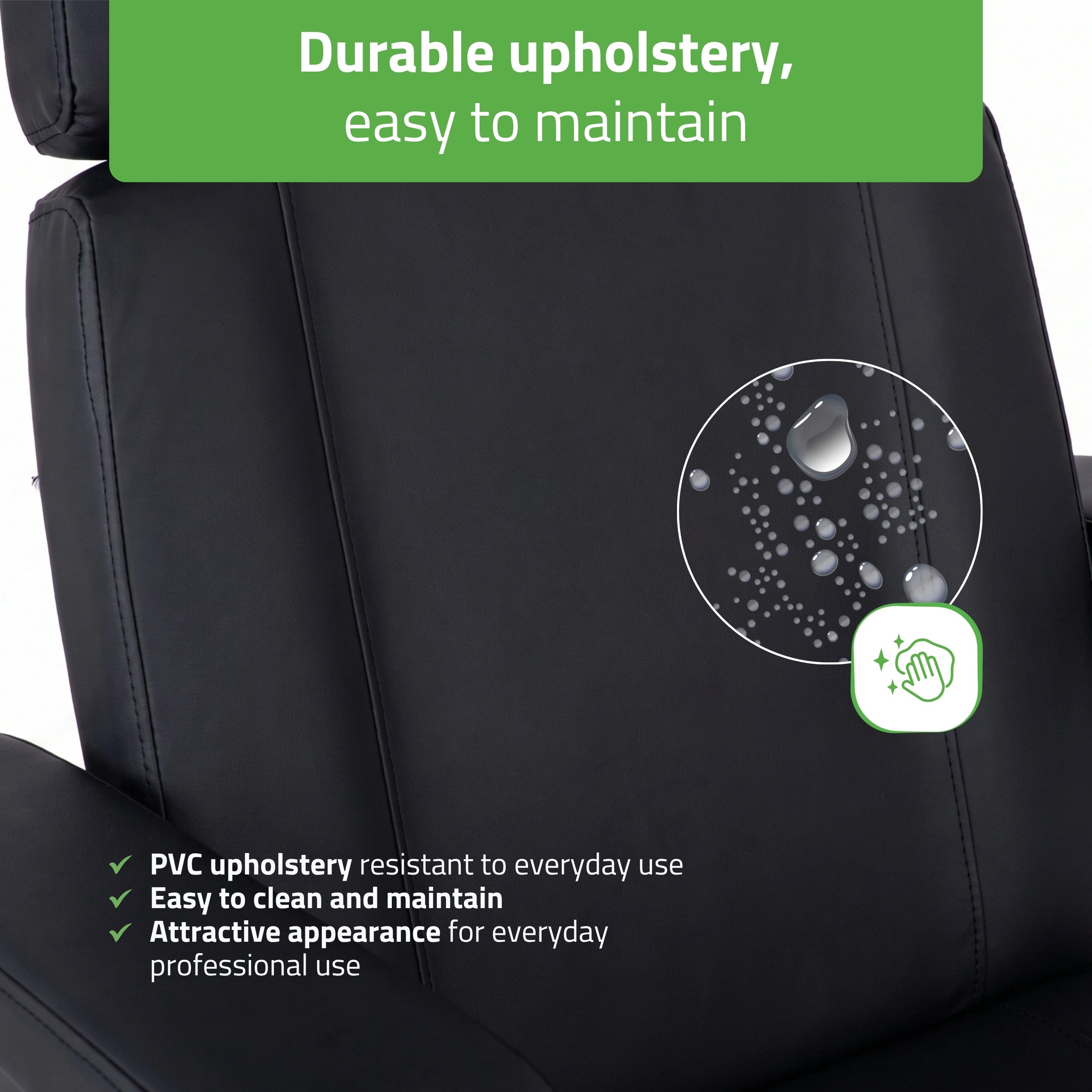 Tavia elektrinis kosmetologinis krėslas Satin Comfort K715, juodas