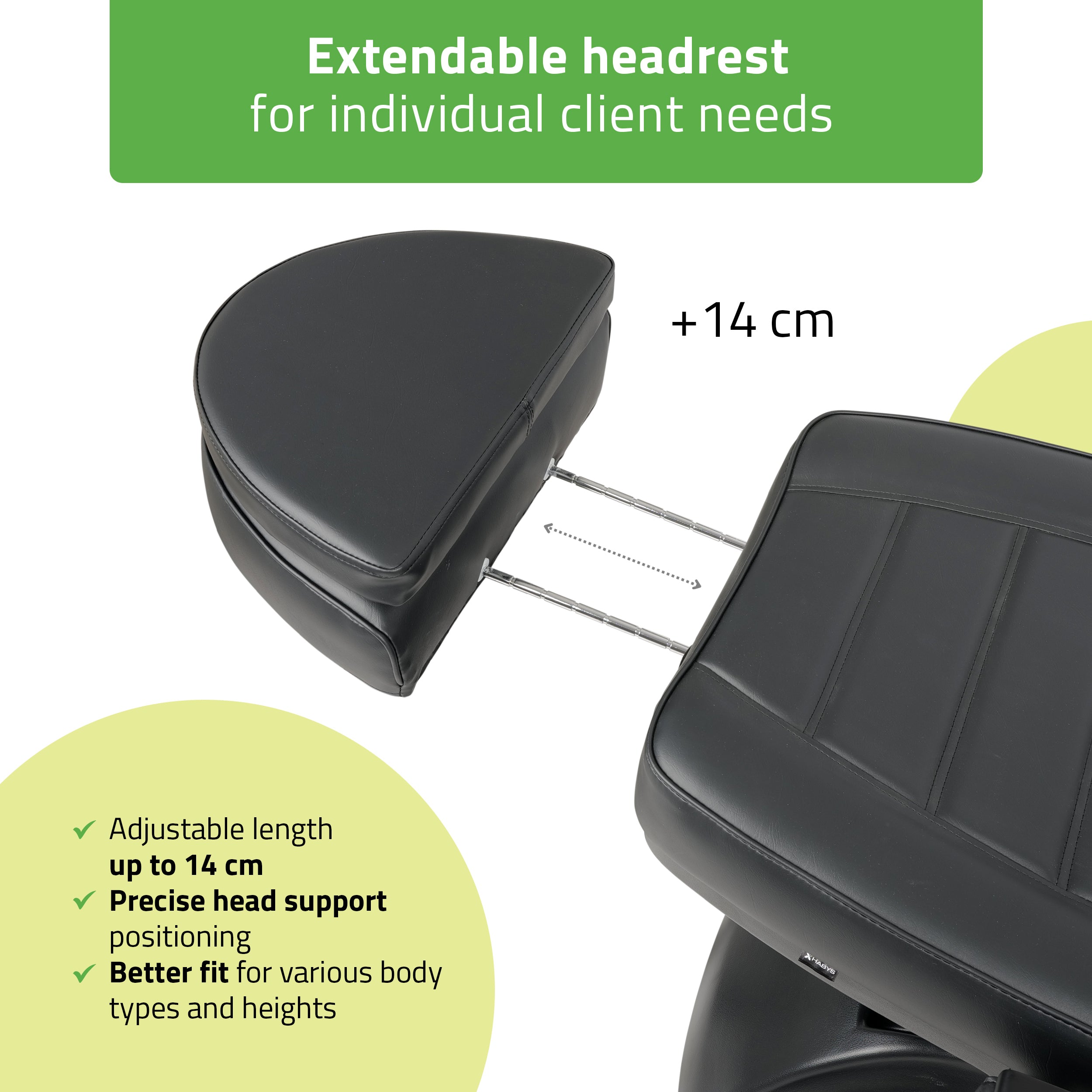 Electric beauty chair Leo PRO 4 Comfy Base k515 black