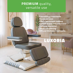 Elektrinis kosmetologinis gultas Luxoria PRO 5 K721 – pilkas (ash grey)
