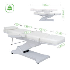 Selia PRO 4 Touch Core K315 elektrinis kosmetologinis gultas baltas Habys