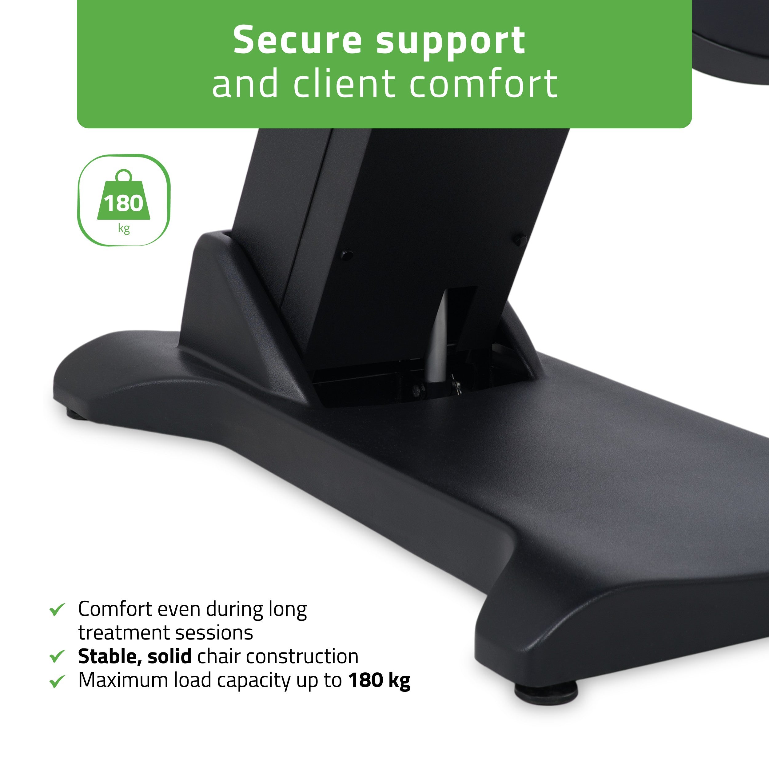 Selia PRO 4 Touch Core K315 elektrinis kosmetologinis gultas juodas Habys