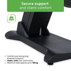 Selia PRO 4 Touch Core K315 elektrinis kosmetologinis gultas juodas Habys