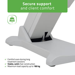Selia PRO 4 Touch Core K315 elektrinis kosmetologinis gultas pilkas Habys