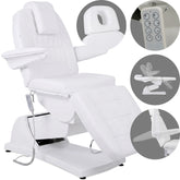 Velora PRO 4 elektrinis kosmetologinis krėslas Touch Core K301, baltas