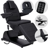Velora PRO 4 elektrinis kosmetologinis krėslas Touch Core K315, juodas