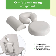 Elektrinis masažo stalas Habys Estella ERGO 2, k701, 2 varikliai, baltas