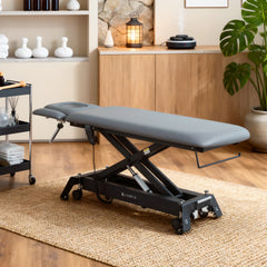 -1-Evero Cross X4 ERGO therapy table, electric height adjustment with hand remote control, ERGO cushion, Touch Core k322 gray-1