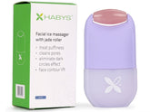 Face ice massager with stone, HABYS, violet M