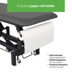 Elektrinis masažo / reabilitacijos stalas Fortis 2 ERGO – Habys, pilkas (k722)