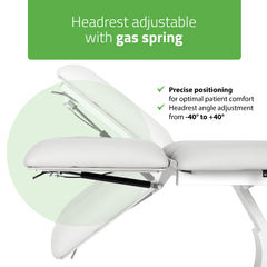 Elektrinis masažo / reabilitacijos stalas Fortis 2 ERGO – Habys, šviesiai pilkas