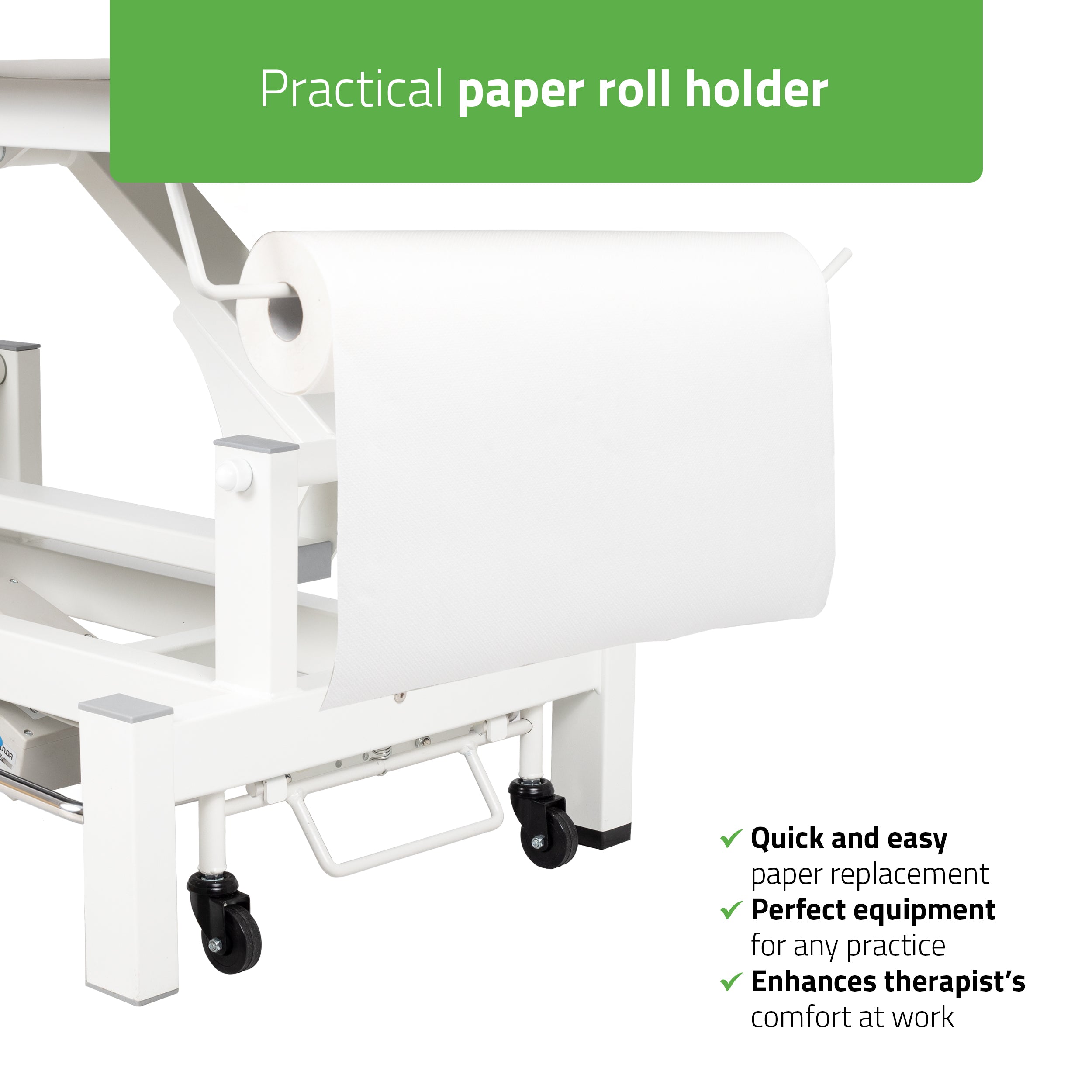 Elektrinis masažo / reabilitacijos stalas Fortis 2 ERGO – Habys, šviesiai pilkas