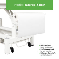 Elektrinis masažo / reabilitacijos stalas Fortis 2 ERGO – Habys, šviesiai pilkas