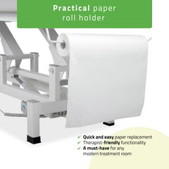 -5-Fortis 2 treatment table, electric adjustment, hand remote control, head cushion, k729 light gray-5