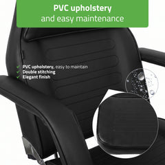 Alora hidraulinis kosmetologinis krėslas Touch Core K315, juodas