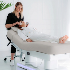 Eterna Grey elektrinis šildomas masažo ir SPA gultas Gentle Flex K922, pilkas