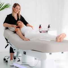 Eterna Grey elektrinis šildomas masažo ir SPA gultas Gentle Flex K922, pilkas