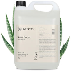 Reya Aloe Boost masažo aliejus, Habys 5L