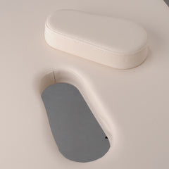 Masažo stalas Aura Matt Touch K101 – smėlio spalvos