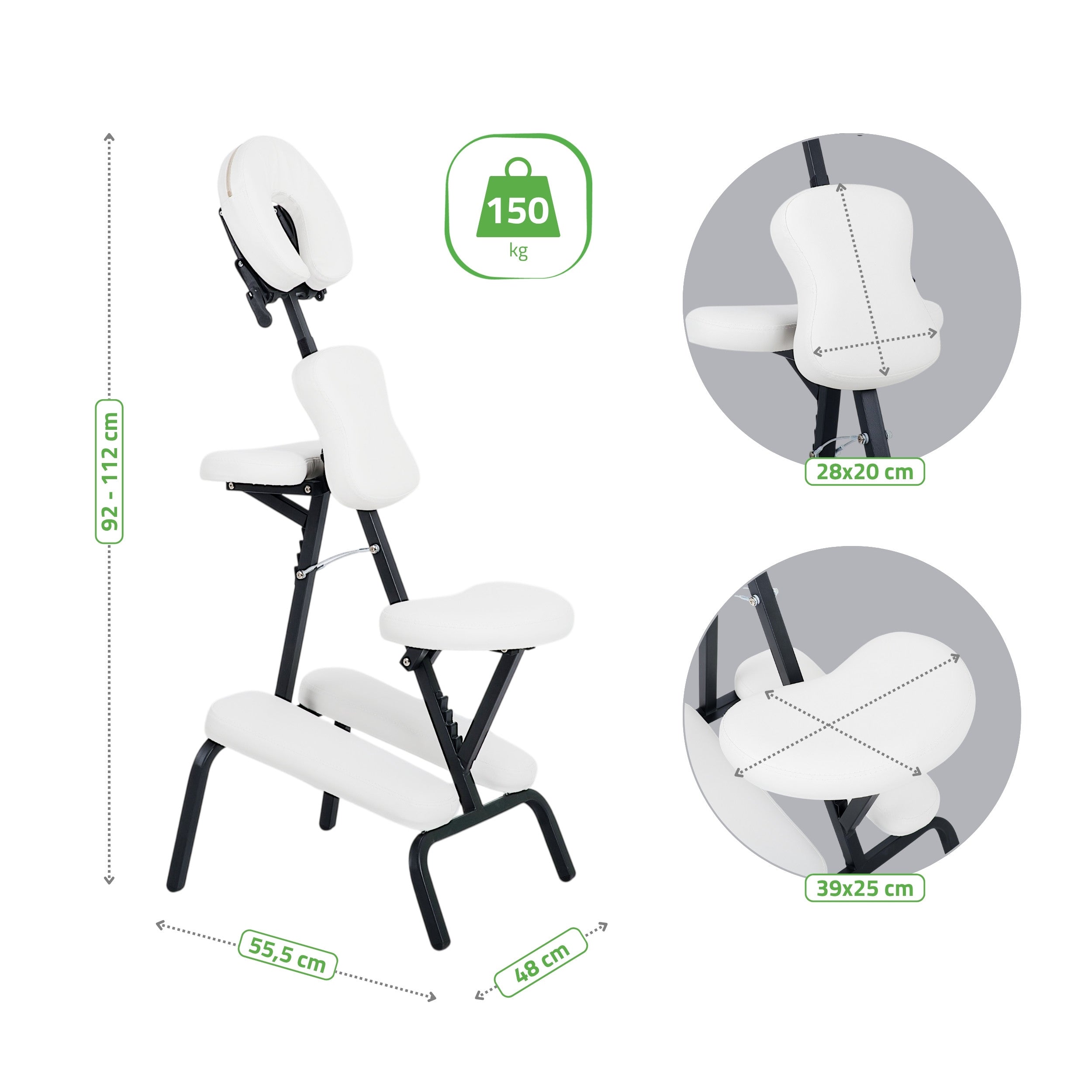 Massage chair Flexo Comfy Base k501 white