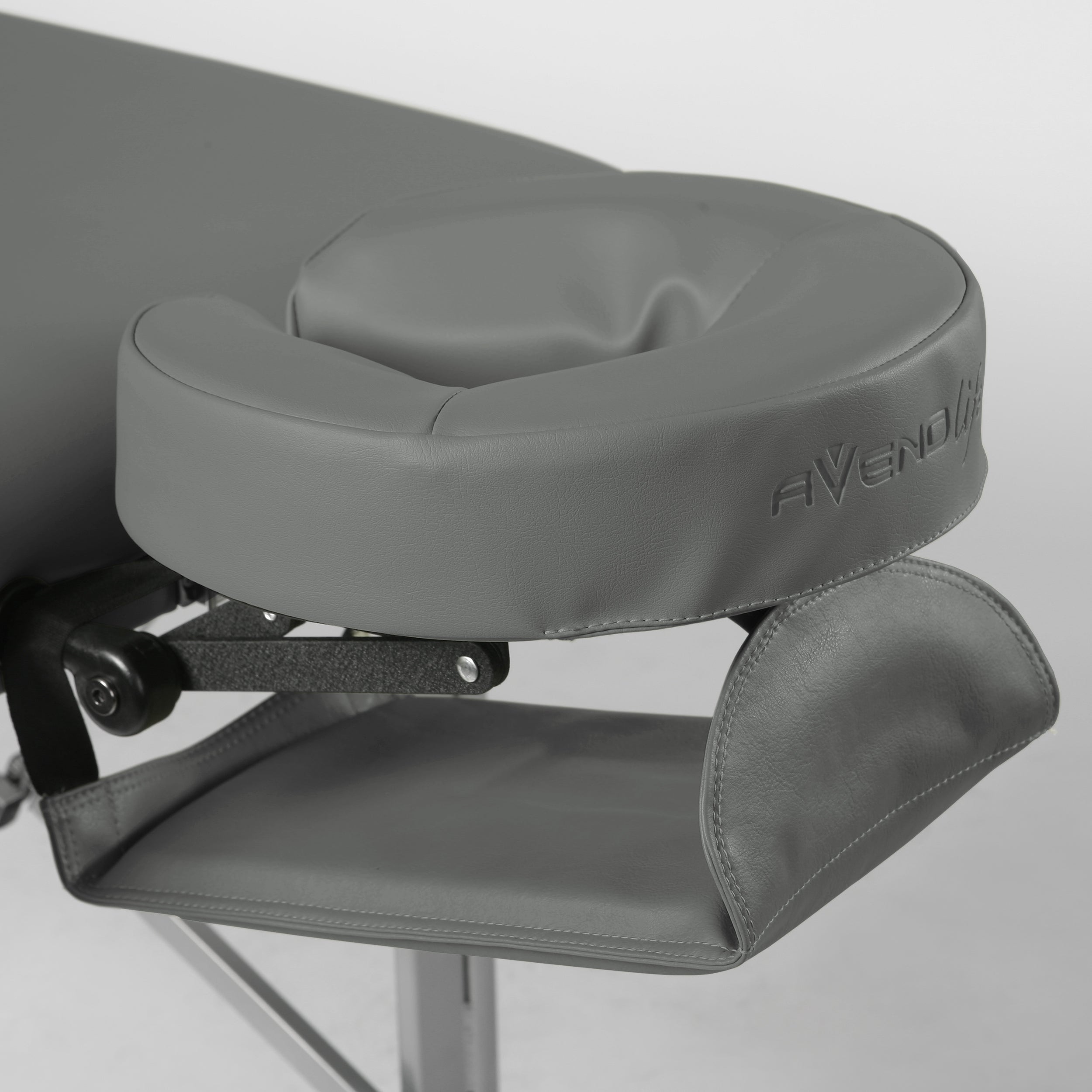 Profesionalus masažo stalas „Aveno Life Altus 70 Soft Touch K622“ – anglies juodos spalvos