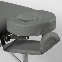 Profesionalus masažo stalas „Aveno Life Altus 70 Soft Touch K622“ – anglies juodos spalvos