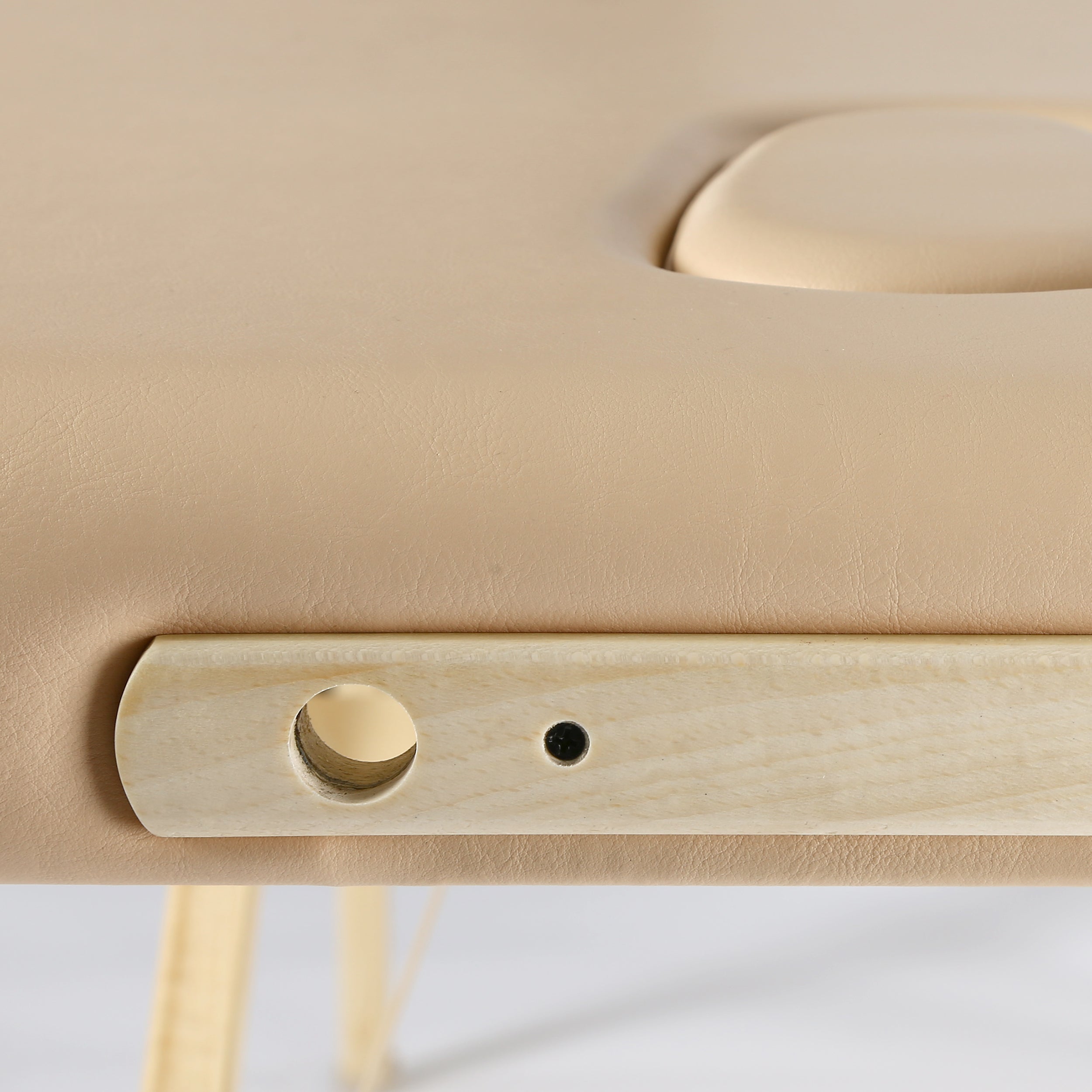 Masažo stalas eSpirit 70 Soft Touch K607 Moco – smėlio spalvos