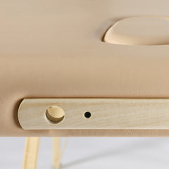 Masažo stalas eSpirit 70 Soft Touch K607 Moco – smėlio spalvos