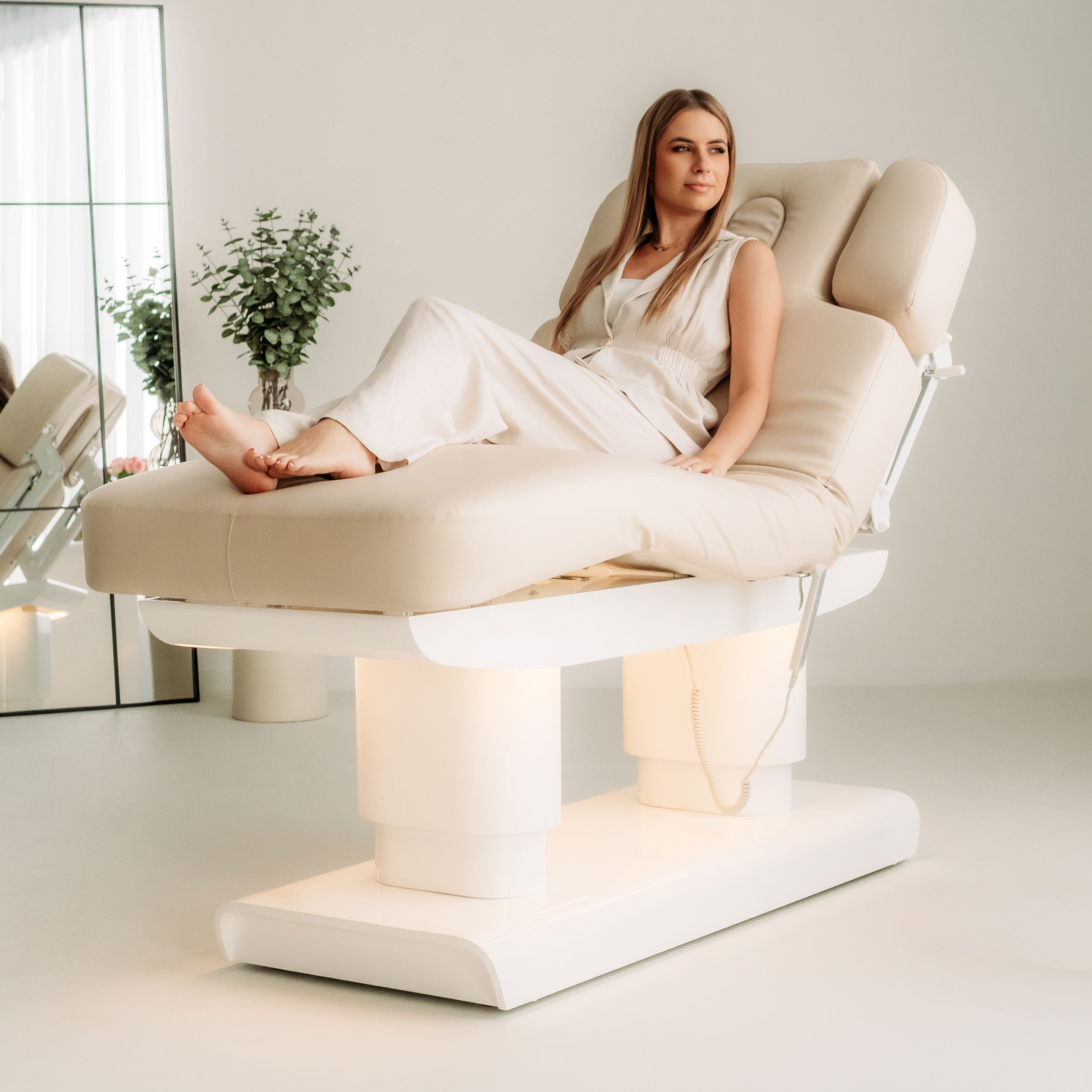 -2-Melia Beige – Electric SPA Bed with Heating and 4 Motors-2