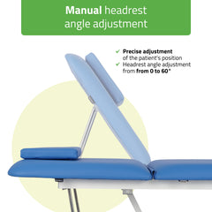 -3-Optima therapy table, electric height adjustment with hand remote – Satin Comfort k723 blue-3