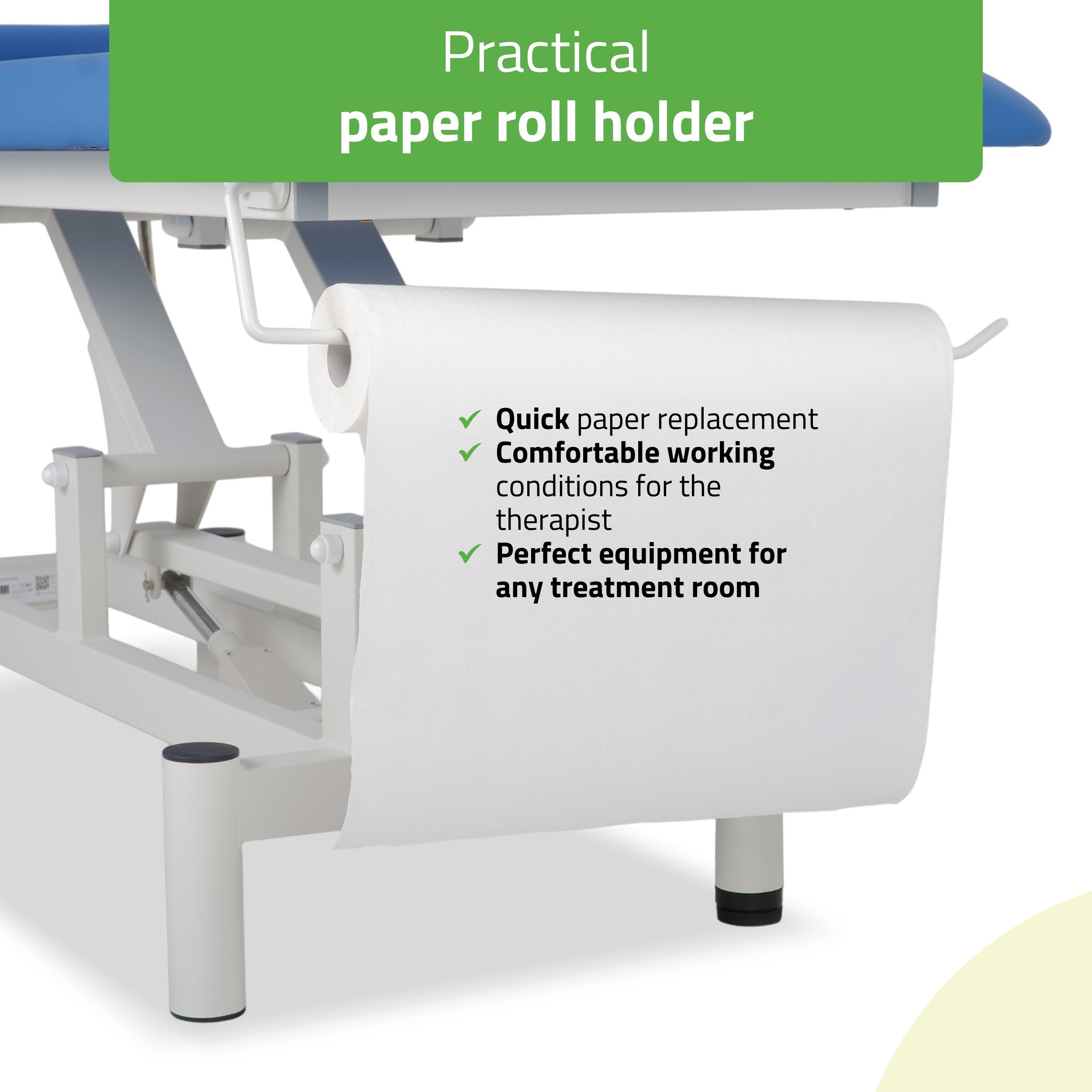 -6-Optima therapy table, electric height adjustment with hand remote – Satin Comfort k723 blue-6