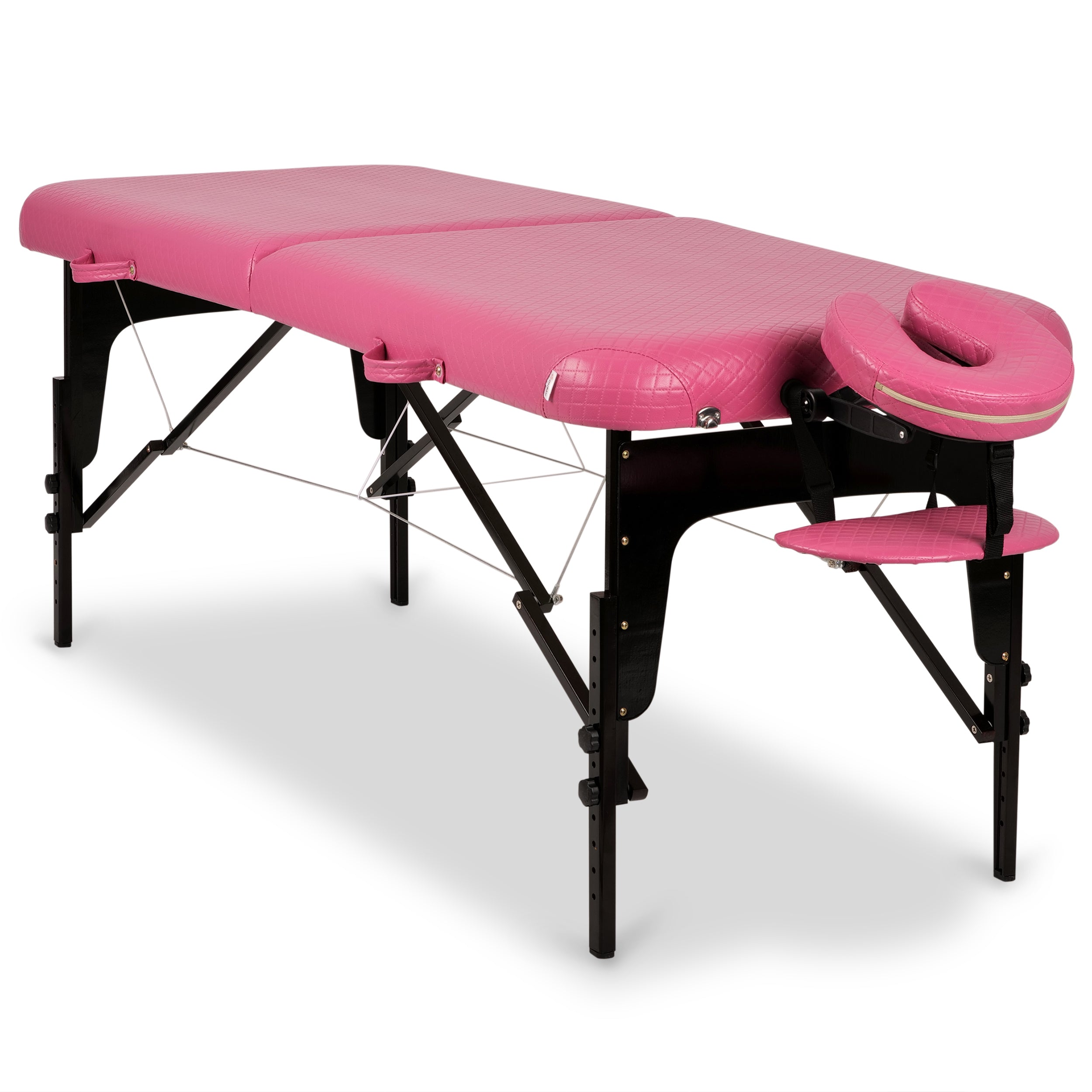 Nešiojamas kosmetologinis ir masažo gultas Estetic Blush Comfy Base K510, rožinis – AVENO LIFE