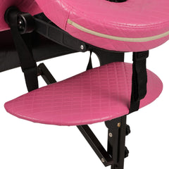 Nešiojamas kosmetologinis ir masažo gultas Estetic Blush Comfy Base K510, rožinis – AVENO LIFE